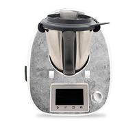 Adesivo protettivo decorativo compatibile con robot da cucina Thermomix TM5, accessorio da cucina, impermeabile, autoadesivo RX041, 15, granito