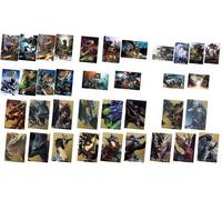 Adesivo PSL Monster Hunter 20th Anniversary Card Completo-36 senza wafer