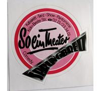 Adesivo Pubblicità Trampolino Lancio So Un Teatro Colonia Larghezza Str. Comedy