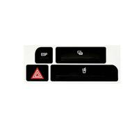 Adesivo Pulsante Auto Compatibile Con A4 2004-2006 Flash Interruttore Pulsante Coperchio Portabicchieri Manopola Riparazione Decorazione D'interni Accessori Per Restauro