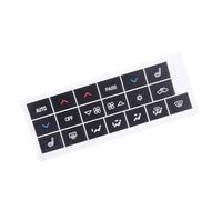 Adesivo Pulsante Auto Compatibile Con Buick Per Allure Per Lucerne Per Lacrosse 2005-2009 Auto Nero Centro AC Climatizzatore Pulsante Controllo Adesivi Decalcomanie Kit Riparazione