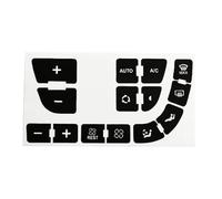 Adesivo Pulsante Interno Compatibile Con C4 Per Grand Per Picasso 1 Set Aria Condizionata Per Auto AC Climatizzatore Indossato Adesivo Per Decalcomanie Riparazione Pulsanti Staccabili