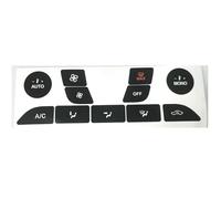 Adesivo Pulsante Interno Compatibile Con Ford Per Focus 1999-2005 Aria Condizionata AC Climatizzatore Indossato Peeling Riparazione Decalcomanie Adesivi Accessori Auto