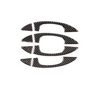 Adesivo pulsante sollevamento finestrino Per Touareg 2011-2018 Pannello maniglia portiera interruttore alzacristalli in fibra di carbonio