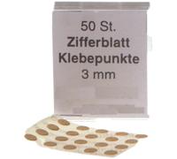 Adesivo Punti per il fissaggio del quadrante dell'orologio Diametro 3 mm 50 pz.