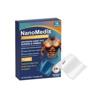 Adesivo rassodante per il petto maschile - Cuscinetti dimagranti da 18 pezzi | Toppe modellanti per il corpo | Adesivo per rassodare torace per uomini che bruciano i grassi Home Fitness Manutenzion