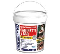 Adesivo Refrattario Caminetti e BBQ Saratoga Grigio