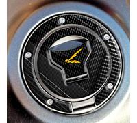 ADESIVO RESINATO PROTEZIONE TAPPO SERBATOIO EFFETTO 3D, PER MOTO COMPATIBILE CON HONDA HORNET CB750 2023 (Mat Iridium Gray Metallic)