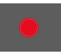 Adesivo Resinato Sticker 3D Fia 12 cm Abar Rosso Silver Compatibile