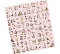 Adesivo Retrò Ragazza Personaggio Del Tema Adesivo Per Per La Ricompensa Adesivi Decorativi La Rivista Girl Girl Caratteri Tema Scrapbook