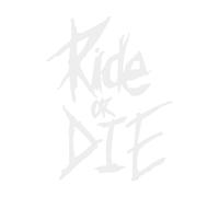 Adesivo Ride Or Die, decalcomanie con scritte per camion - Adesivo decalcomania con scritta sul parabrezza,Adesivo decorativo automatico Ride Or Die, da tagliare per una facile applicazione sul paraur
