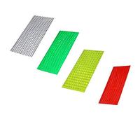 Adesivo riflettente Bicicletta Luce Ruota Facile da installare Personalizza Prevenzione Infortuni Riflettore Studente Alla moda Pendolarismo Pendolarismo Set di 4 fogli