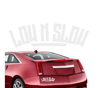 Adesivo riflettente di sicurezza Automobile, adesivo riflettente per Auto | Decalcomania divertente di contorno - Low N Slow, sicurezza di guida, auto per vetri posteriori,