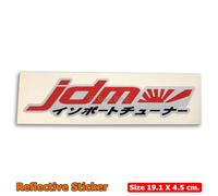 Adesivo riflettente fustellato stile JDM Giappone vinile decalcomania auto bi...