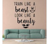 Adesivo rimovibile in vinile, motivo treno caldo come una bestia, decorazione per la casa fai da te, 43 x 52 cm