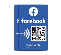 Adesivo Riutilizzabile "Followers and Likes Tap" per - 2 Adesivo - QR & Tap NFC Sticker - Seguici su Tap Sticker - iPhone & Android - Configurazione a Casa | MESSAGENES
