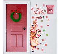 Adesivo Riutilizzabile Queen Size Decorazione Natalizia per Feste Stagionali