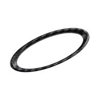 Adesivo Rivestimento Cerchio Volante Dell'auto Per Focus 3 Mk3 2012-2014 | Arredamento degli interni dell'auto Per Kuga Per Escape 2013-2015 C-MAX 2011-2017 Gran C-MAX 2011-2014(Fibra di carbonio)