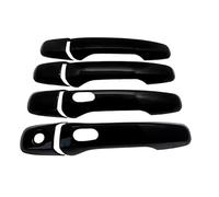 Adesivo Rivestimento Maniglia Portiera Auto Modanatura Accessorio Protettivo Per Ford Per Explorer 2011-2019(Black With Hole)