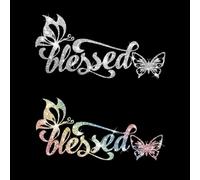 Adesivo scintillante in PVC arcobaleno glitterato per auto, laptop, camion, moto, pareti, finestre, bagagli, porte, multi-superficie, adesivo decorativo (bianco + colorato)
