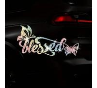 Adesivo scintillante in PVC arcobaleno glitterato per auto, laptop, camion, moto, pareti, finestre, bagagli, porte, multi-superficie, adesivo decorativo (colorato)