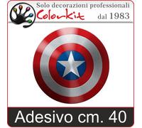 Adesivo Scudo Capitan America cm. 40 - By Colorkit - 001349