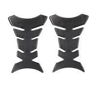 Adesivo serbatoio carbonio moto olio combustibile gas serbatoio pad Protezione vernice per serbatoio moto auto Adesivo sportivo protezione serbatoio moto 3D per serbatoi moto Nero 18 x 12 cm
