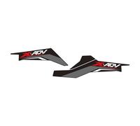 Adesivo Serbatoio per Honda X-ADV 750 2021-2024 Adesivo di Protezione Forcellone Moto (Color : Black)