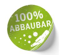 Adesivo set 500 etichettatura alimentare ""100% biodegradabile