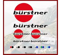 Adesivo set loghi “Burstner” per camper caravan roulotte e barche