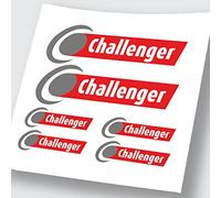 Adesivo set loghi “Challenger Logo 2” per camper caravan roulotte e barche