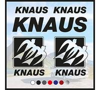 Adesivo set loghi “Knaus Logo 2” per camper caravan roulotte e barche
