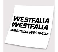 Adesivo Set Loghi Westfalia Logo per Camper Caravan Roulotte e Barche in Vinile