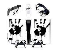 Adesivo Skin 06286 Per PS5 Console Disc Edition & Digital Edition Sticker Vinyl Decal Cover Per Ps5 Controller & Charging Station & Headset & Media Remote Decalcomania Per Cover(Disc Version)