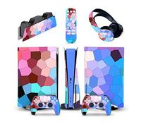 Adesivo Skin 22054 Per PS5 Console Disc Edition & Digital Edition Sticker Vinyl Decal Cover Per Ps5 Controller & Charging Station & Headset & Media Remote Decalcomania Per Cover(Digital Edition)