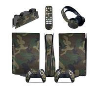 Adesivo Skin 23365 Per PS5 Console Disc Edition & Digital Edition Sticker Vinyl Decal Cover Per Ps5 Controller & Charging Station & Headset & Media Remote Decalcomania Per Cover(Digital Edition)