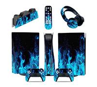 Adesivo Skin 68224 Per PS5 Console Disc Edition & Digital Sticker Vinyl Decal Cover Per Ps5 Controller & Charging Station & Headset & Media Remote Decalcomania Per Cover(Disc Version)