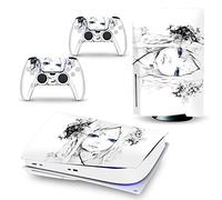 Adesivo Skin Pelle Decalcomanie Anime Console Per PS 5 Disk Edition 2 Controller Pellicola Vinile Avvolge, Durevole, Resistente Graffi 78105 Decalcomania Per Cover