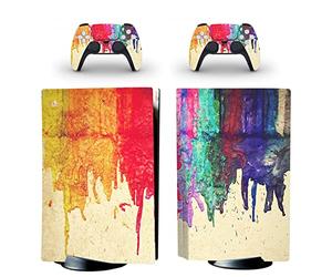 Adesivo Skin Pelle Decalcomanie Anime Console Per PS5 Disk Edition 2 Controller Pellicola Vinile Avvolge, Durevole, Resistente Graffi 38450 Decalcomania Per Cover