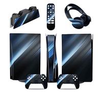 Adesivo Skin Per PS5 Console Disc Edition & Digital Sticker Vinyl Decal Cover Per Ps5 Controller & Charging Station & Headset & Media Remote 10057 Decalcomania Per Cover(Digital Edition)
