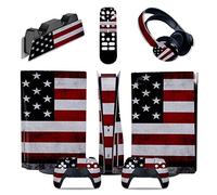 Adesivo Skin Per PS5 Console Disc Edition & Digital Sticker Vinyl Decal Cover Per Ps5 Controller & Charging Station & Headset & Media Remote 83591 Decalcomania Per Cover(Digital Edition)