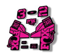 Adesivo sospensione decalcomanie forcella fabbrica FOX 32 Step Cast 2021 rosa