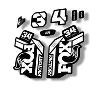 Adesivo sospensione decalcomanie forcella fabbrica FOX 34 Step Cast SC 2021...