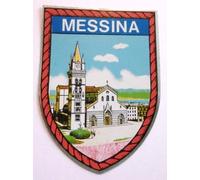 Adesivo Souvenir Messina Duomo Cattedrale Sicilia Italia Anni '80 Auto D'epoca