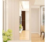 Adesivo Specchio Quadrato Elegante e Pratico per Decorazione Camera Set di 4