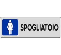 Adesivo Spogliatoi donne palestre negozi piscine 15CMx5CM Adesivo Spogliatoi donne palestre negozi piscine 15CMx5CM