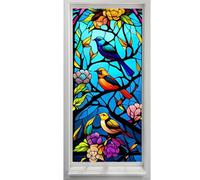 Adesivo statico per - Pellicola adesiva colorata rimovibile | Foglio decorativo in colorato privacy, tinta per finestre anti-UV per la casa, design semplice, senza colla, riutilizzabile