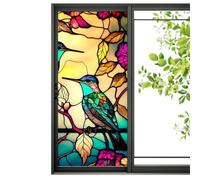 Adesivo statico per - Pellicola adesiva colorata rimovibile | Foglio decorativo in colorato privacy, tinta per finestre anti-UV per la casa, design semplice, senza colla, riutilizzabile