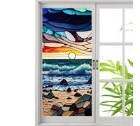 Adesivo statico per - Pellicola adesiva colorata rimovibile | Foglio decorativo in colorato privacy, tinta per finestre anti-UV per la casa, design semplice, senza colla, riutilizzabile