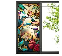 Adesivo statico per - Pellicola adesiva colorata rimovibile | Foglio decorativo in colorato privacy, tinta per finestre anti-UV per la casa, design semplice, senza colla, riutilizzabile